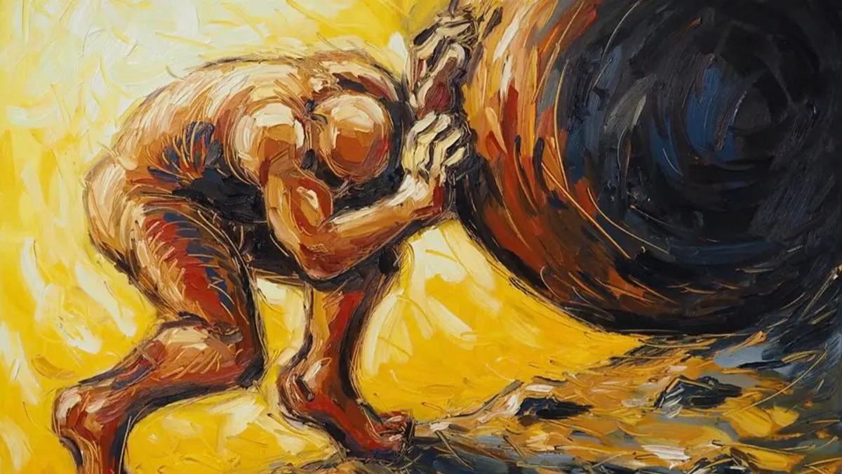 Sisyphus par Franz von Stuck